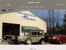 Tablet Screenshot of northshorecustoms.com